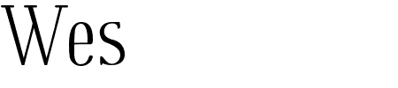 Schriftart Wes: Mehr Infos & Vorschau Generator TTF: Wes Schriftart