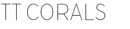 TTF: TT Corals Schriftart