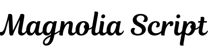 Schriftart Magnolia Script: Mehr Infos & Vorschau Generator TTF: Magnolia Script Schriftart