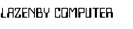 TTF: Lazenby Computer Font