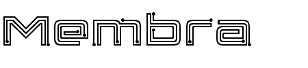 Font Membra: Mehr Infos & Zeichen Übersicht TTF: Membra Font