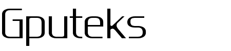 TTF: Gputeks Schriftart