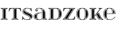 Schriftart Itsadzoke S01: Mehr Infos & Vorschau Generator TTF: Itsadzoke S01 Schriftart