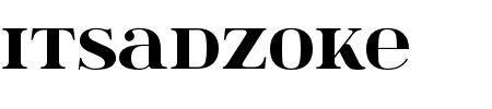 Itsadzoke Schriftart