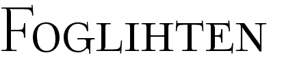 Foglihten Petitecaps Schriftart