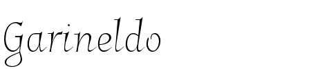 TTF: Garineldo Font