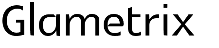 Schrift Glametrix: Mehr Infos & Zeichen Übersicht TTF: Glametrix Schrift