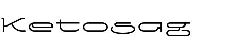 Font Ketosag: Mehr Infos & Zeichen Übersicht TTF: Ketosag Font