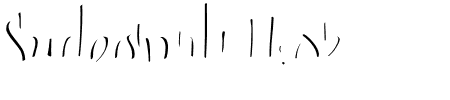 Sudegnak No3c Schriftart
