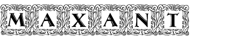 TTF: Maximilian Antiqua Initialen Font