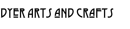 Schriftart Dyer Arts and Crafts: Mehr Infos & Vorschau Generator TTF: Dyer Arts and Crafts Schriftart