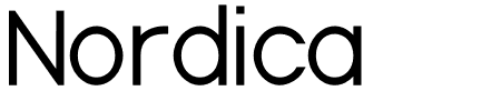 Nordica Thin Schriftart