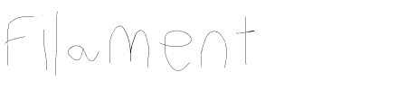 TTF: Filament Serie Schriftart