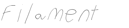 Filament Three-Seven Schriftart