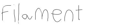 Filament Four Schriftart