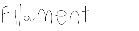 Filament Five Schriftart