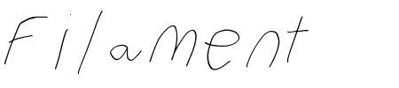 Filament Five-Seven Schriftart