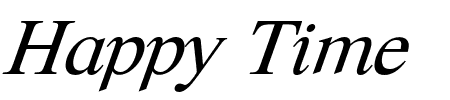 Schriftart Happy Time: Mehr Infos & Vorschau Generator TTF: Happy Time Schriftart