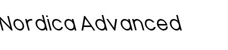 Nordica Advanced Opposite Oblique Schriftart