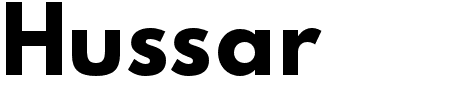 Schriftart Hussar: Mehr Infos & Vorschau Generator TTF: Hussar Schriftart