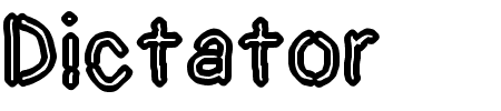 Schriftart Dictator Chalk: Mehr Infos & Vorschau Generator TTF: Dictator Chalk Schriftart