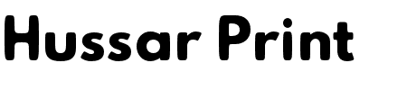 Schriftart Hussar Print: Mehr Infos & Vorschau Generator TTF: Hussar Print Schriftart