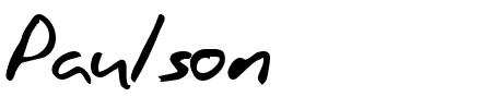 TTF: Paulson Schriftart