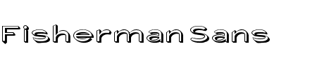 Fisherman Sans Bait Schriftart