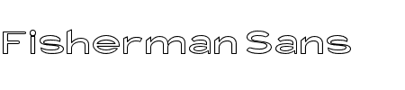 Fisherman Sans Net Schriftart