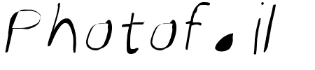 Photofail Italic Schriftart