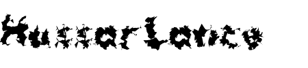 Hussar Lance ExtraBold Schriftart