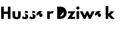 Schriftart Hussar Dziwak: Mehr Infos & Vorschau Generator TTF: Hussar Dziwak Schriftart
