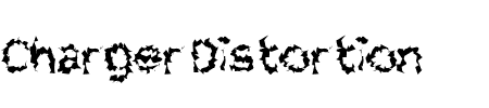 Charger Distortion 2 Schriftart