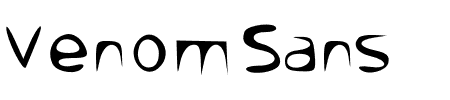 Schriftart Venom Sans: Mehr Infos & Vorschau Generator TTF: Venom Sans Schriftart