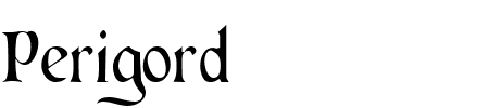 TTF: Perigord Font