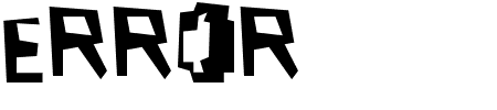 TTF: err0r Font