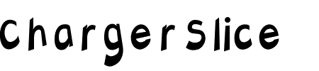 Schriftart Charger Slice: Mehr Infos & Vorschau Generator TTF: Charger Slice Schriftart