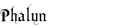 Schriftart Phalyn: Mehr Infos & Vorschau Generator TTF: Phalyn Schriftart