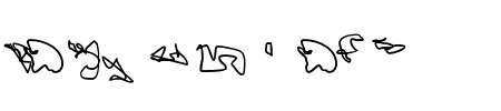 CISF Camouflage Kit III Outline Schriftart