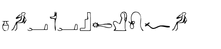 Schriftart PharaoGlyph: Mehr Infos & Vorschau Generator TTF: PharaoGlyph Schriftart