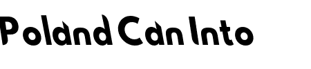 Poland Can Into Car Fixings... Or Not Schriftart