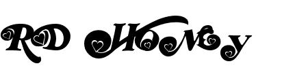 TTF: RD Honey Schriftart