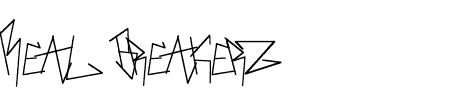 Schriftart Real Breakerz: Mehr Infos & Vorschau Generator TTF: Real Breakerz Schriftart