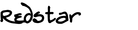 RedstarBold Schriftart