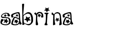 Schriftart Sabrina: Mehr Infos & Vorschau Generator TTF: Sabrina Schriftart