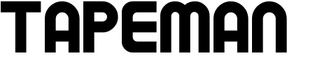 TTF: Tapeman Schriftart