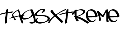 Schriftart tagsXtreme: Mehr Infos & Vorschau Generator TTF: tagsXtreme Schriftart