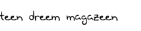 Schriftart Teen Dreem Magazeen: Mehr Infos & Zeichen Übersicht TTF: Teen Dreem Magazeen Schriftart