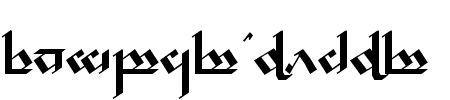 Font Tengwar Noldor: Mehr Infos & Zeichen Übersicht TTF: Tengwar Noldor Font