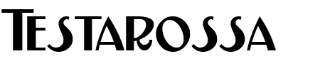 Schriftart Testarossa: Mehr Infos & Vorschau Generator TTF: Testarossa Schriftart